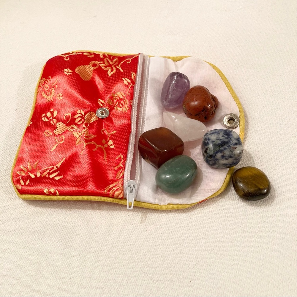 Chakra Set with Zipper Bag (O)
